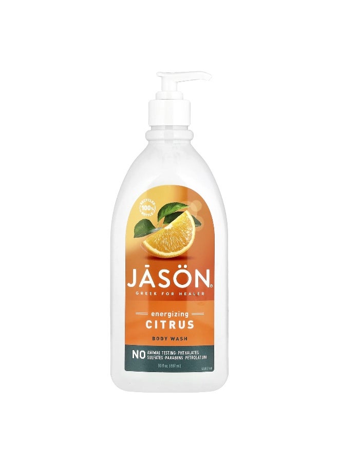 Jason Natural Jason Natural, Body Wash, Energizing Citrus, 30 fl oz (887 ml)  - Image 1
