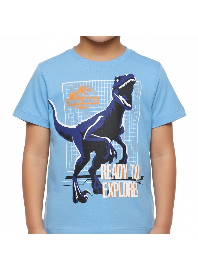 general T-SHIRT BOYS JURASIC WORLD SS 2-8 YRS AI - Image 3