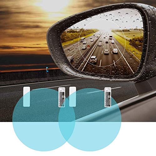 DETACHI Car/Bikes Anti-Fog Mirror Film With Rain Protective And Waterproof Suitable For All Vehicles (2 PCS) - Image 5