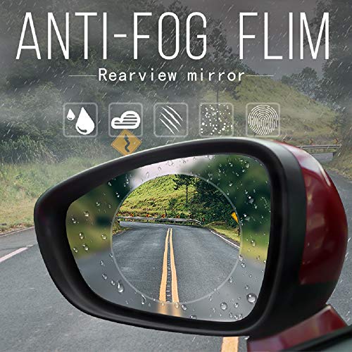 DETACHI Car/Bikes Anti-Fog Mirror Film With Rain Protective And Waterproof Suitable For All Vehicles (2 PCS) - Image 4