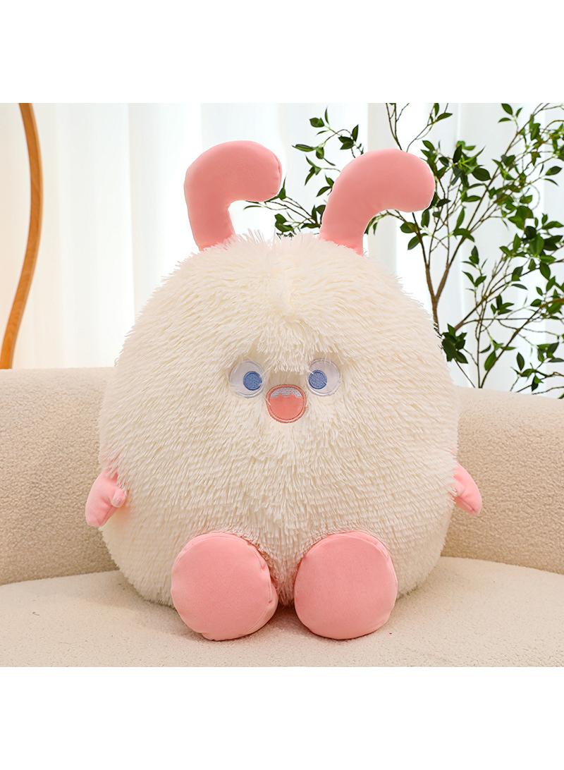 general 1 Pcs Little Monster Plush Toy Cute Stuffed Doll Soft Anime Cartoon Plushie Home Decor Best Gift For Kids Girls（White） - Image 1