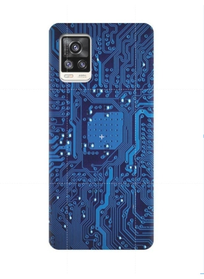 AMC DESIGN Protective Case Cover For Vivo V20 2021 Blue