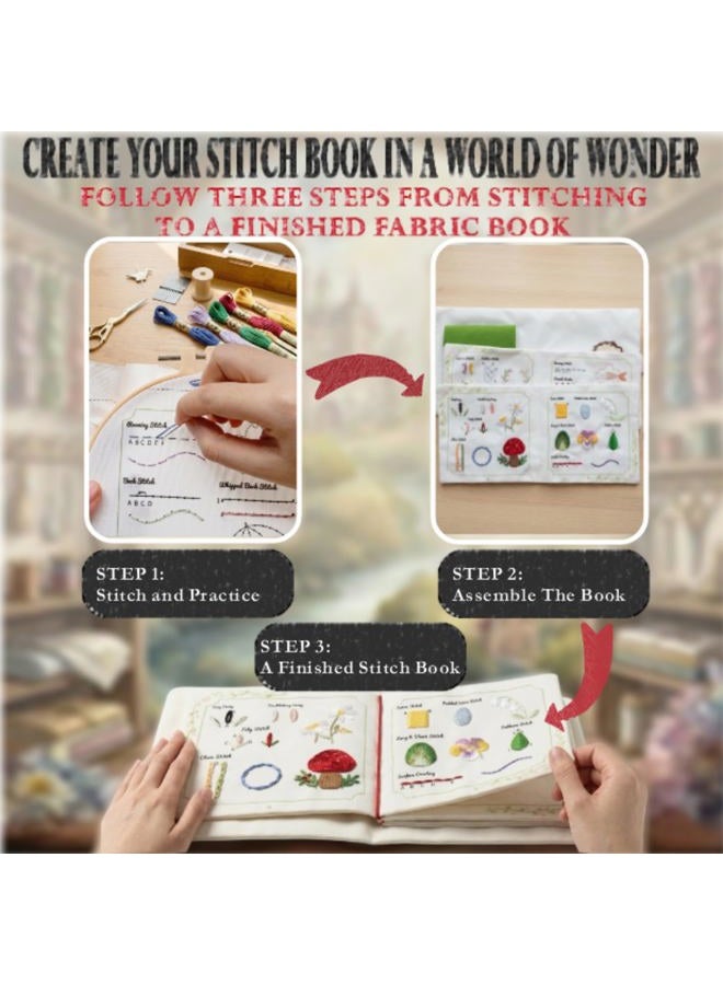 TenDawn Embroidery Kit for Beginner, 30 Stitches - Image 2