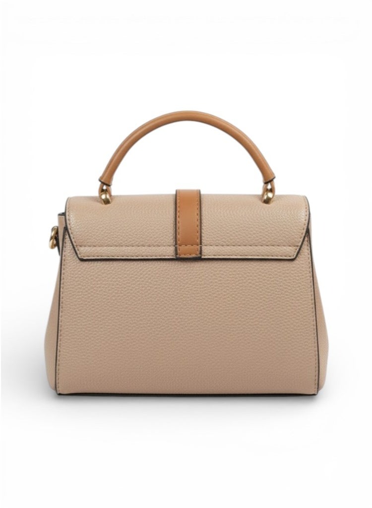 لايف ستيلاش  حقيبة كروس جلد مع حزام ZC-6 - كافيه - Image 3