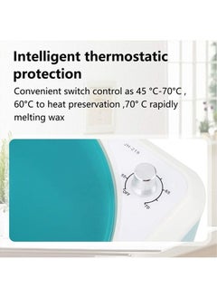 Tupheedu New Paraffin Wax Machine for Hand and Feet，Paraffin Bath Upgrade Spa Wax for Smoothens and Softens Dry Skin Quick Heating Paraffin Wax Warmer（Blue）  - Image 2