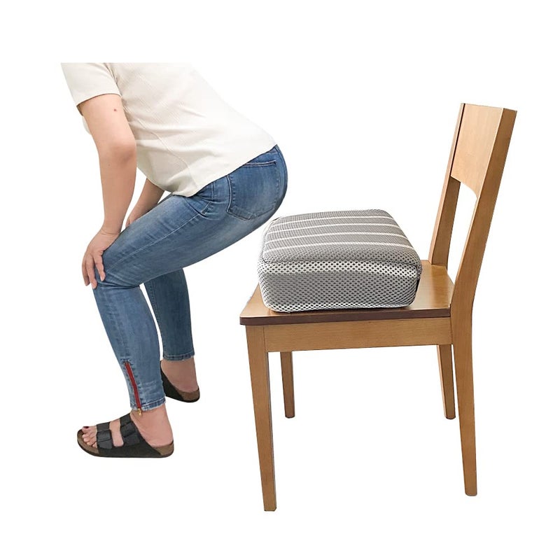 KAVIL Adult Booster Seat Cushion Extra Firm Riser Chair Cushions for Elderly Washable Thick Chair Lift Pads to Raise Height for Couch Home Patio Office Seats