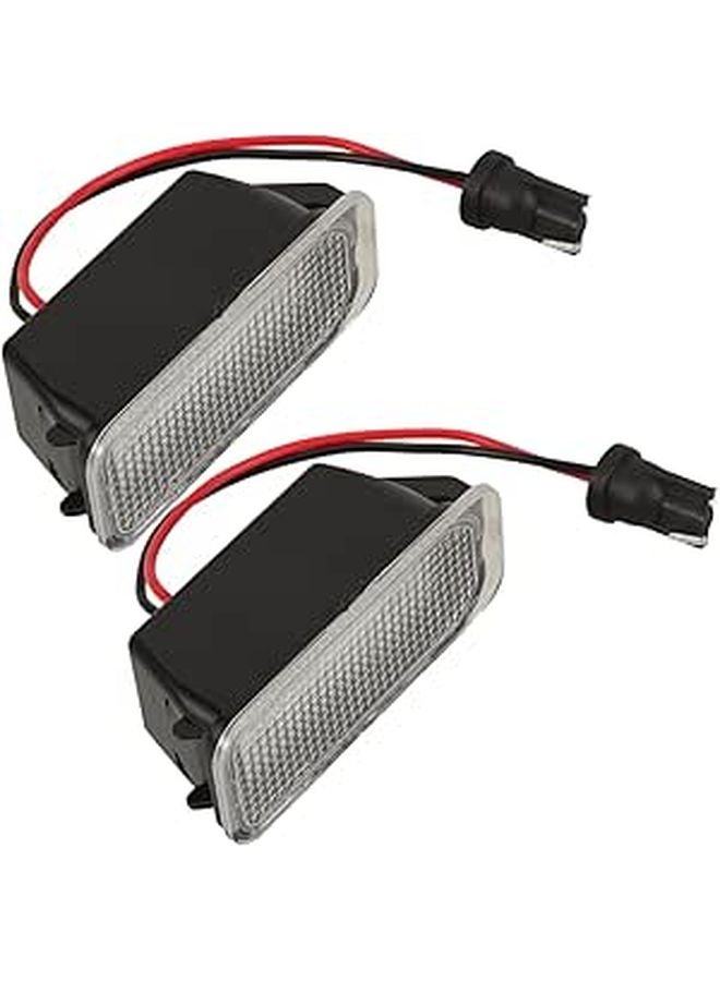 2Pcs LED License Plate Lights Assembly For Car Truck Replacement White - Image 1