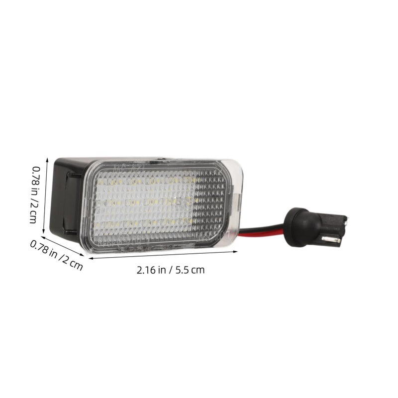 2Pcs LED License Plate Lights Assembly For Car Truck Replacement White - Image 3