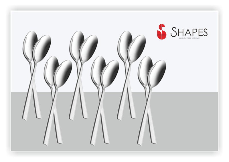 Shapes Captain Stainless Steel Coffee Spoon, Set of 12 Pcs. (12 cm.) - Image 2