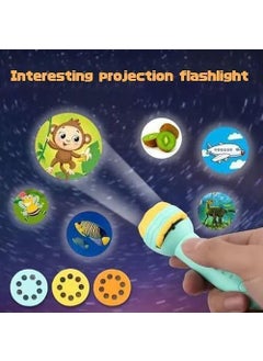 Calyrex Calyrex 6 Slides 48 Patterns Mini Projector Torch Toy Slide Flashlight Projector Torch for Kids Projection Light Toy Slide Flashlight Lamp Education Learning Night Light Before Going to Bed  - Image 5