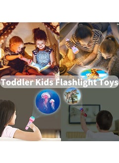 Calyrex Calyrex 6 Slides 48 Patterns Mini Projector Torch Toy Slide Flashlight Projector Torch for Kids Projection Light Toy Slide Flashlight Lamp Education Learning Night Light Before Going to Bed  - Image 3