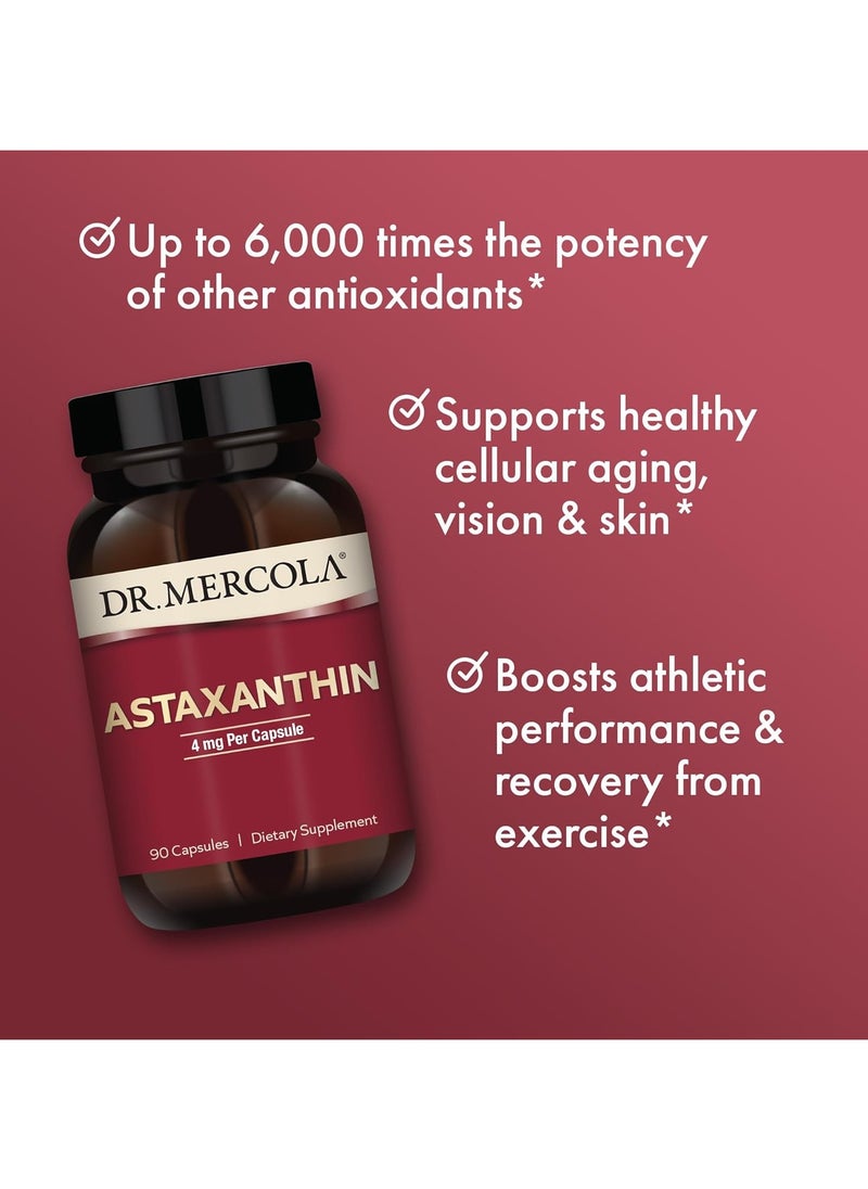 Dr. Mercola - Astaxanthin 4 Mg Per Capsule 90 Capsules - Image 1