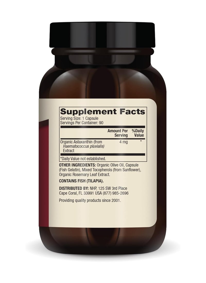 Dr. Mercola - Astaxanthin 4 Mg Per Capsule 90 Capsules - Image 1
