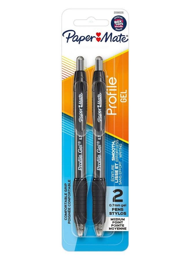 Paper Mate Profile Retractable Gel Pens 2 Pack  - Image 2