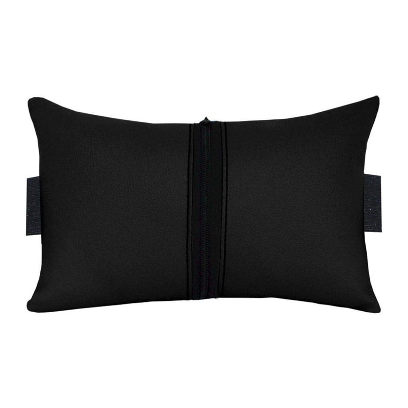 ACM Acm Leather Cushion Pillow Head Neck Rest Compatible with Computer Chair Black This is Rest Pillow for Chair and Chair is not Included  - Image 3