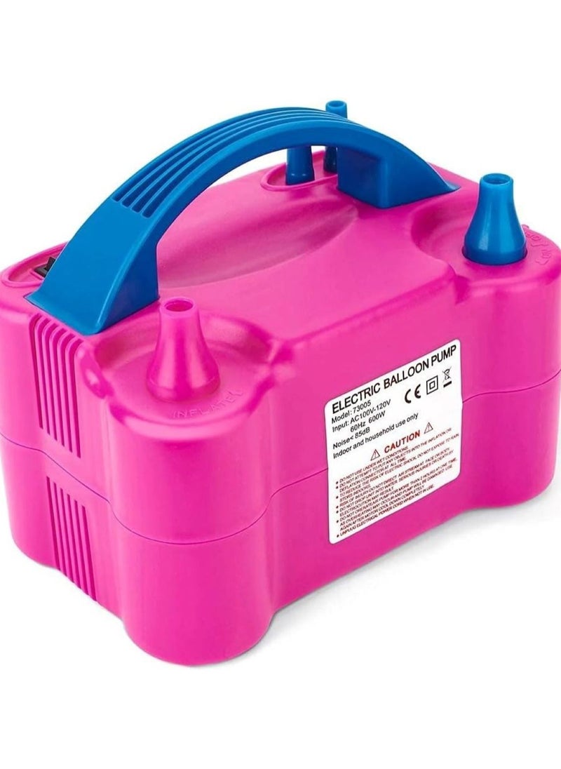Electric Portable Balloon Pump Inflator Double Nozzle With Manual And Automatic Two Modes