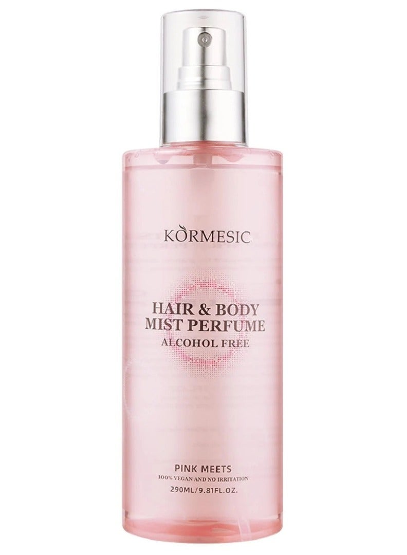 Kormesic 290ml Hair and Body Mist Perfume Fragrance Mist Fragrance Perfume Spray Haircare Refreshing Body Moisturizing Hydrating Soft Hair Care Spray Body Mist - Image 1