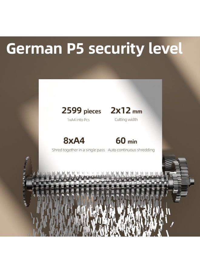 Deli ت081 P5 100 ورقة ماكينة تمزيق تلقائية التغذية - Image 5