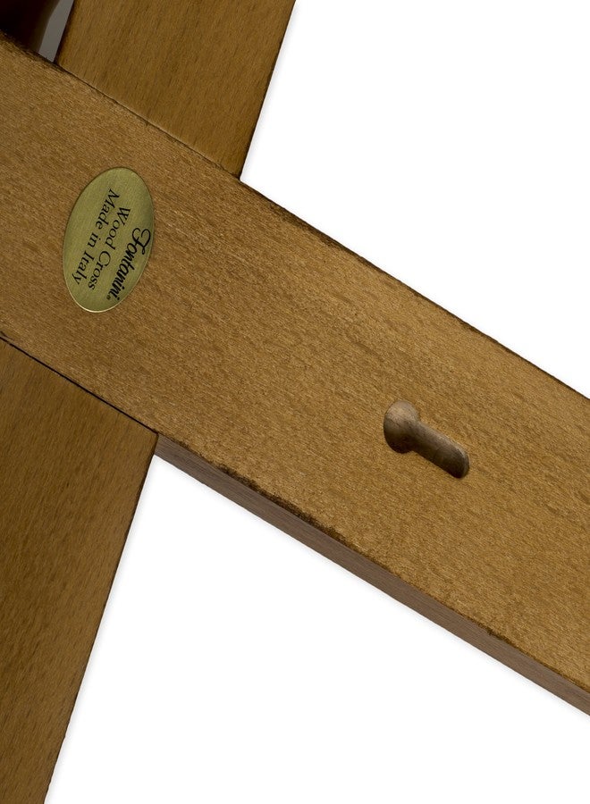 Fontanini Crucifixes Fontanini Millennium Crucifix Features a Hand Painted Body of Christ on a Wood Cross, 8.75-Inch - Image 2