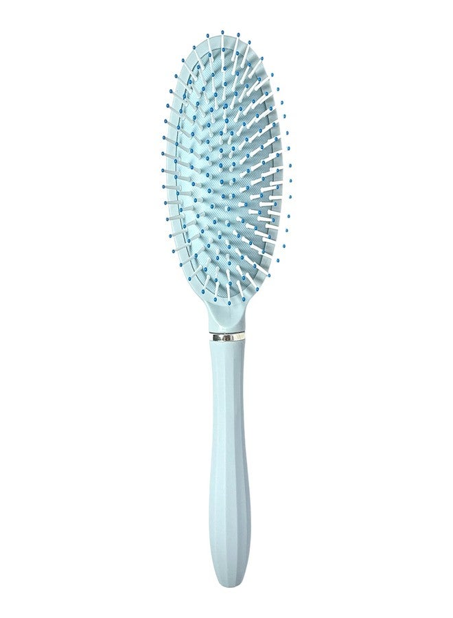 COMBELLE Hair Brush for Women & Men - Detangling, Anti-Static, Scalp Massage Paddle Brush - Soft Bristle Plastic Hair Brush for All Hair Types - Straight, Curly, Frizzy & Wet Hair - Image 2
