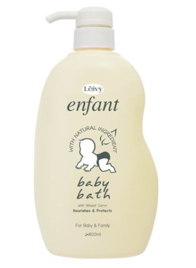 Enfant Baby Bath With Wheat Germ Nourishes & Protects 800 ML