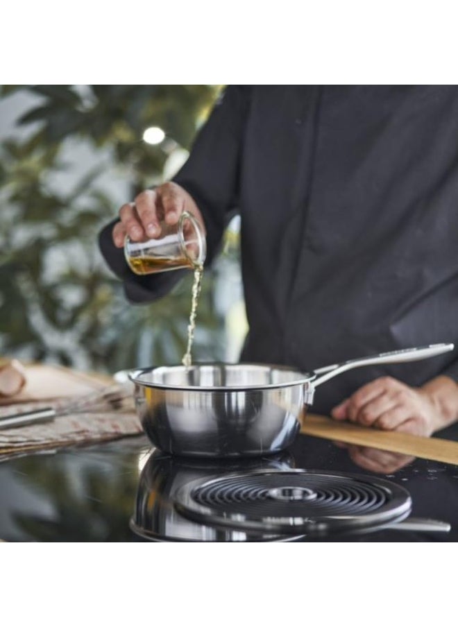 Zwilling Demeyere Industry 18Cm Conical Sauce Pan +Lid  - Image 4