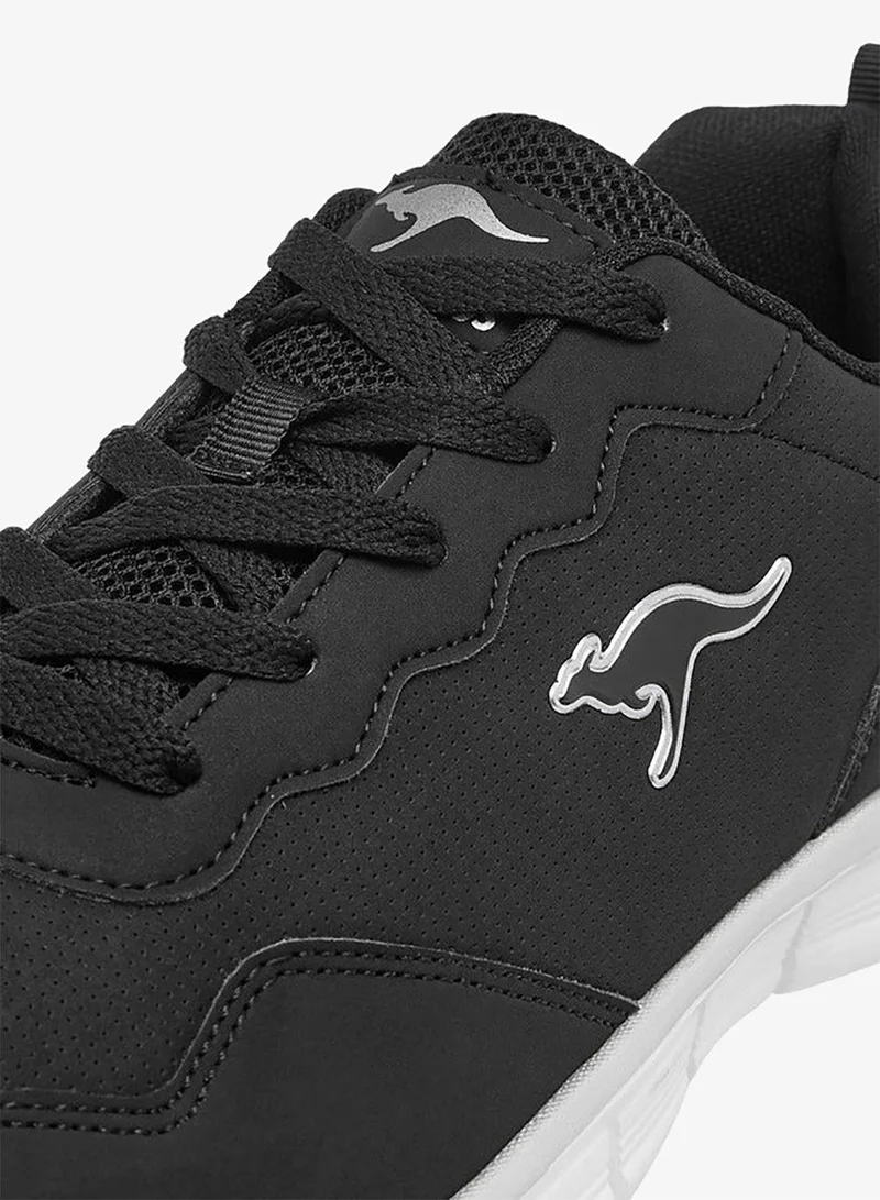 kangaROOS BLACK Women's Pull Tab Lace-Up Sports Shoes for Women | Best Price UAE