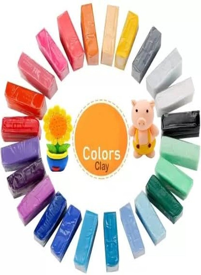 Eclet (Pack of 12) Air Dry Clay, Colorful Children Soft Clay, Creative Art Crafts, Gifts for Kids-Multi Color. Non-Toxic Modeling Magic Fluffy Foam Bouncing Clay Putty Kit for Kids with Tools .106 - Image 1