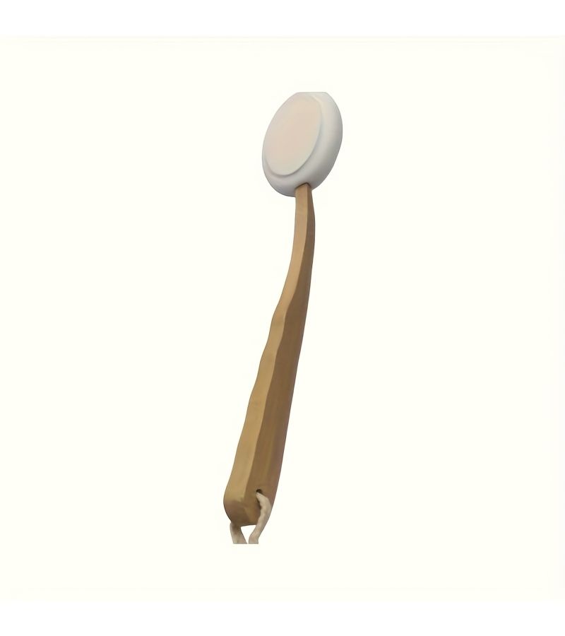 Multi Function Lotion And Sunscreen Applicator 1pc Brush Head With Wooden Handle - Image 2