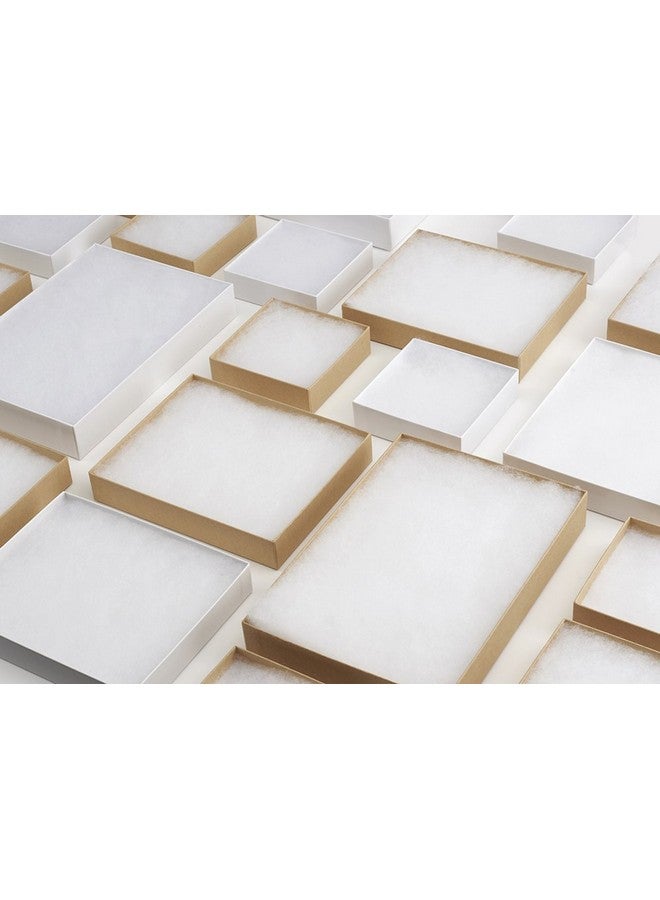 MESHA Brown Jewelry Gift Boxes With Lids 10 Pc 6X5X1 Cotton Filled Jewelry Boxes Necklace Gift Box Bracelet Gift Box Earring Box Bulk Jewelry Boxes For Shipping Small Business Accessories - Image 5