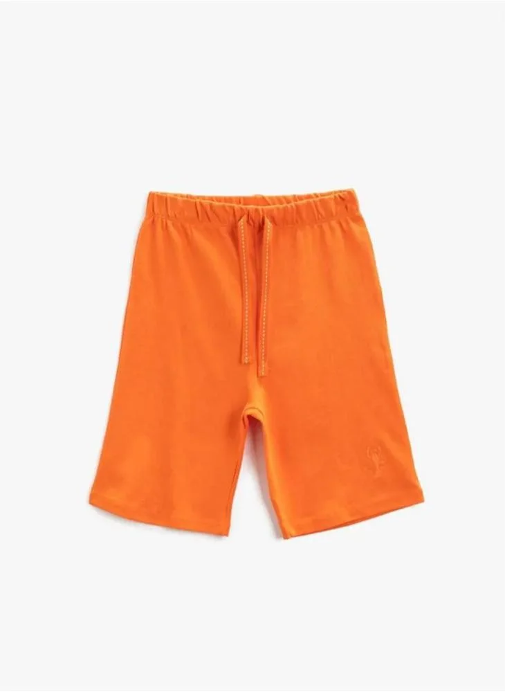 KOTON Drawstring Shorts Cotton