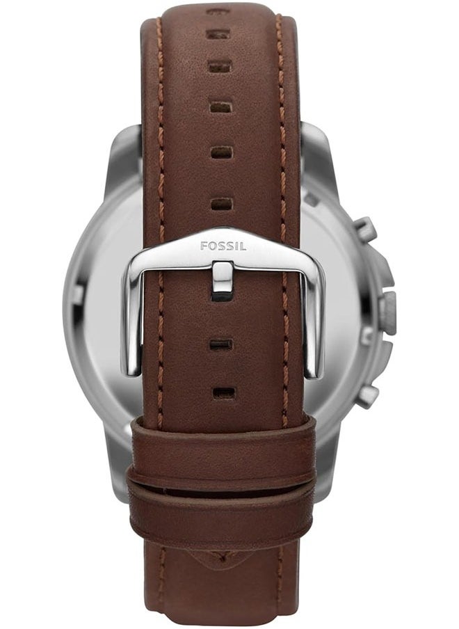 FOSSIL Men's waterproof genuine leather quartz watch -FS4813  - Image 2