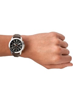 FOSSIL Men's waterproof genuine leather quartz watch -FS4813  - Image 3