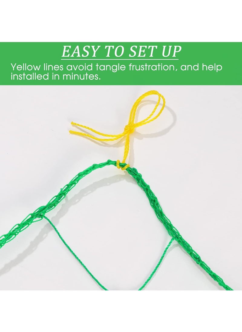 EHOME - Garden Netting Plant Trellis Net 1.8X1.8M Climbing Plant Supports Mesh Outdoor Indoor Clips for Beans Tomatoes Peas Pumpkin Flowers Vegetables - Image 1