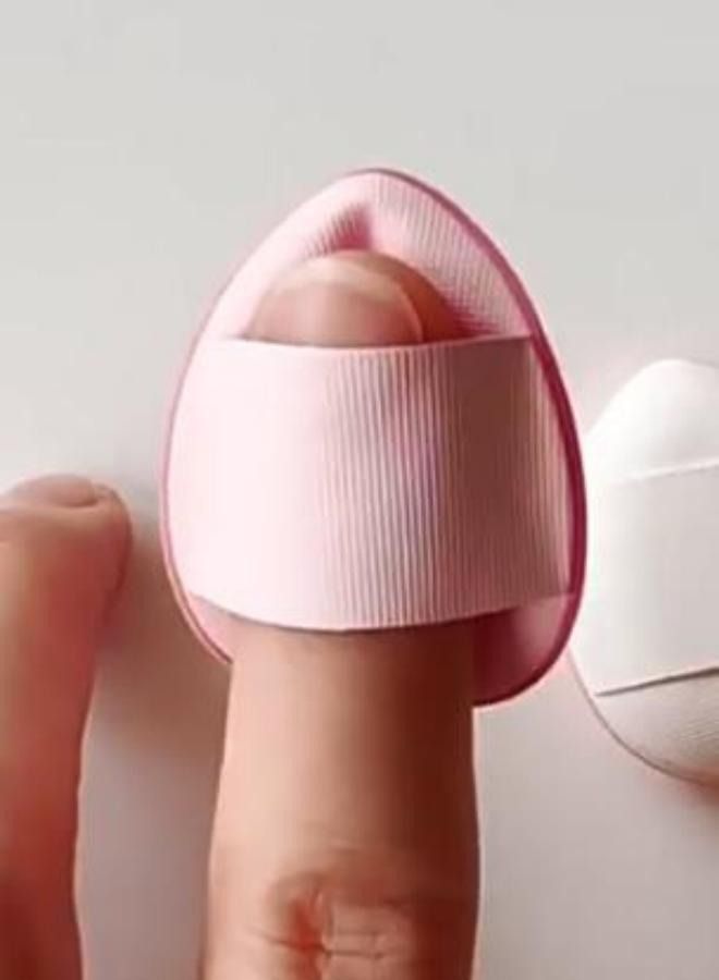 Finger puff, set of 10, pink - Image 3