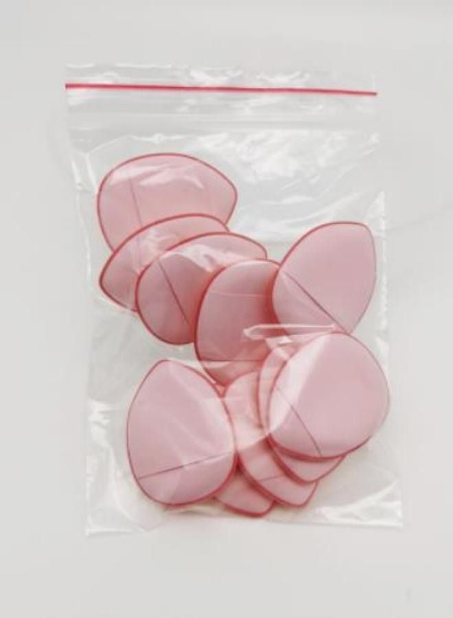 Finger puff, set of 10, pink - Image 1