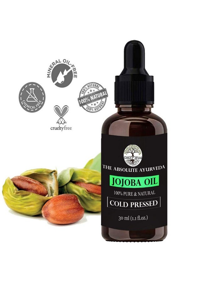 Sheer Veda - Pure And Organic Jojoba Oil For Hair Skin And Body (30 Ml (Pack Of 1)) - Image 1