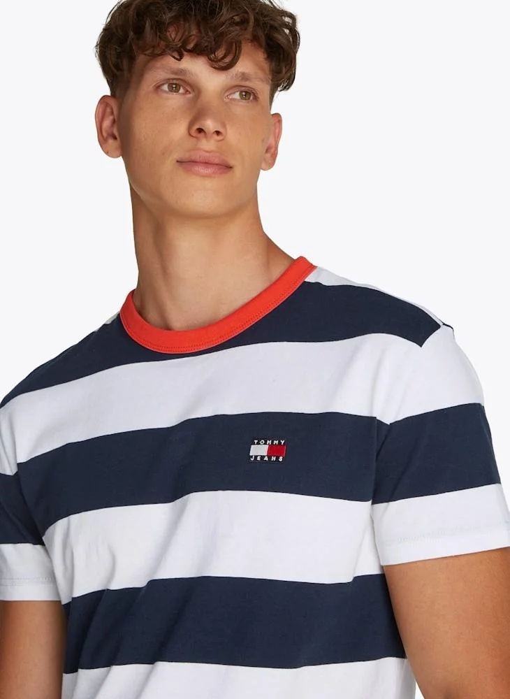 TOMMY JEANS Regular Fit Bold Stripe T-Shirt