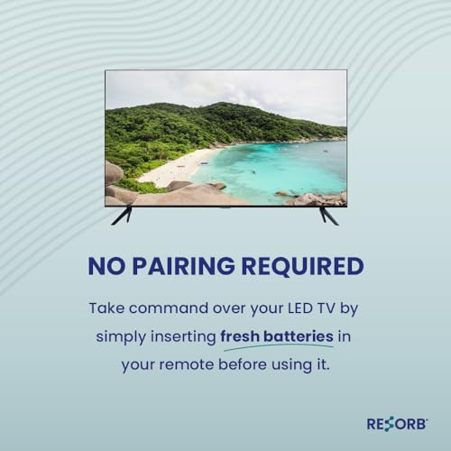 RESORB LED 589 Non Voice Remote Control Compatible for Amstrad Smart LCD/LED TV with Netflix YouTube primevideo Google Play Buttons (Match Your New to Previous One Before Purchase) - Image 4
