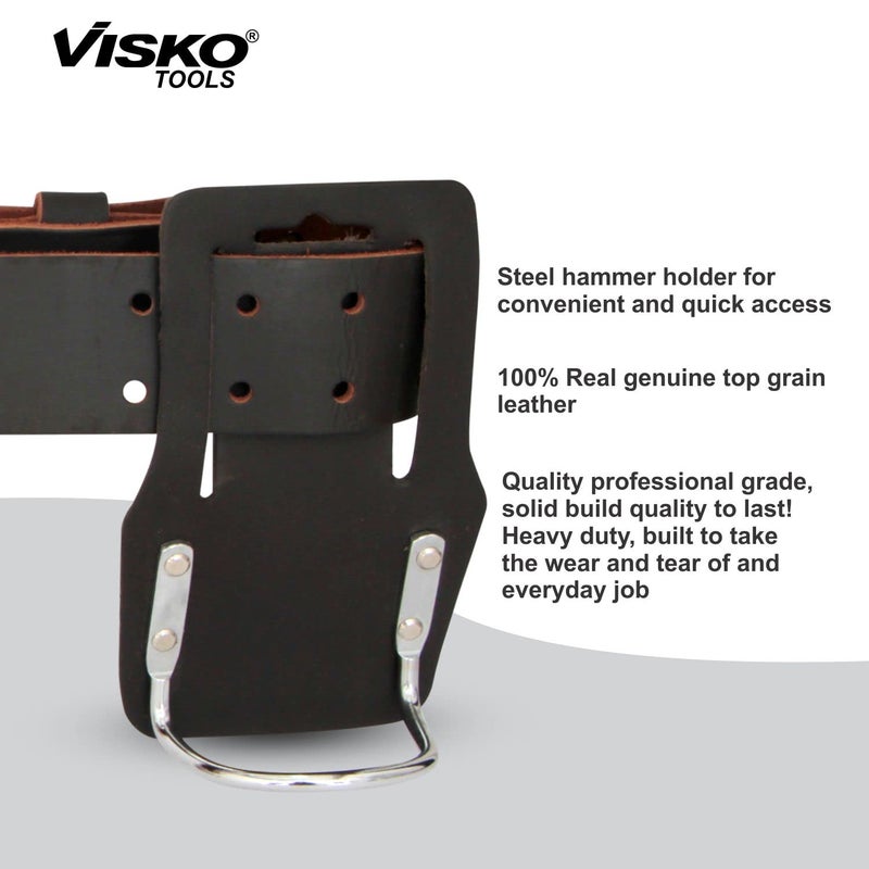 Visko Tools Visko VLB 024 Tool Kit With Carpenters Apron Tool Bag 10 Pockets Belt Welding Hand Gloves  - Image 2