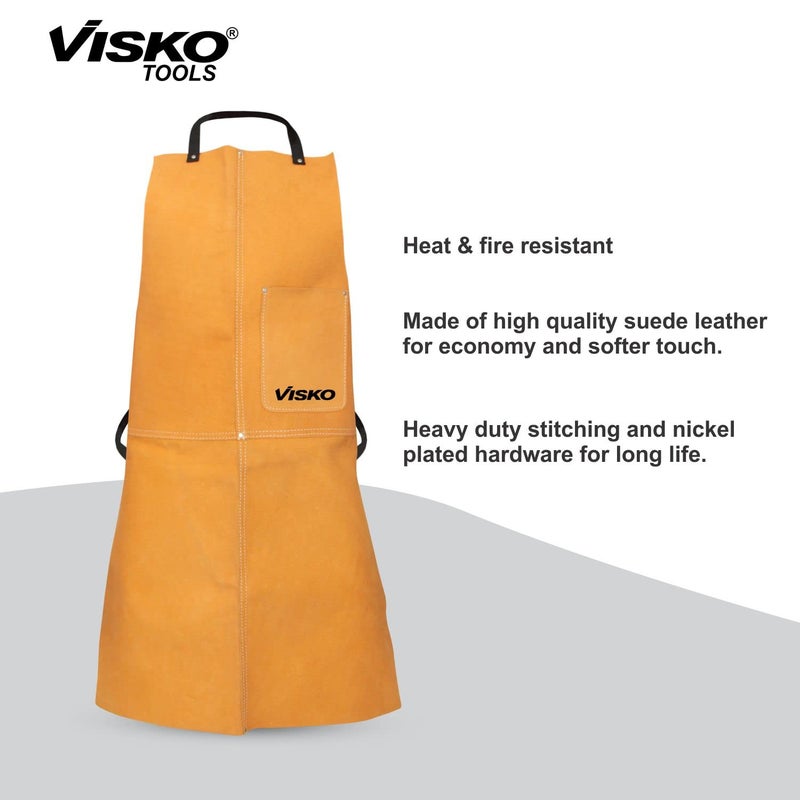 Visko Tools Visko VLB 024 Tool Kit With Carpenters Apron Tool Bag 10 Pockets Belt Welding Hand Gloves  - Image 3