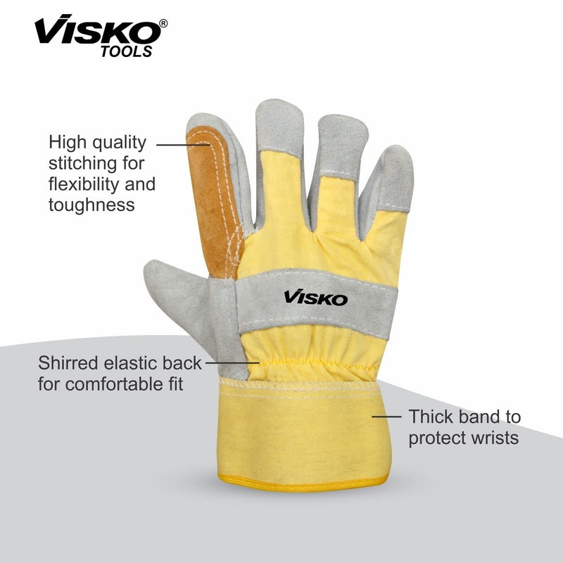 Visko Tools Visko VLB 024 Tool Kit With Carpenters Apron Tool Bag 10 Pockets Belt Welding Hand Gloves  - Image 5