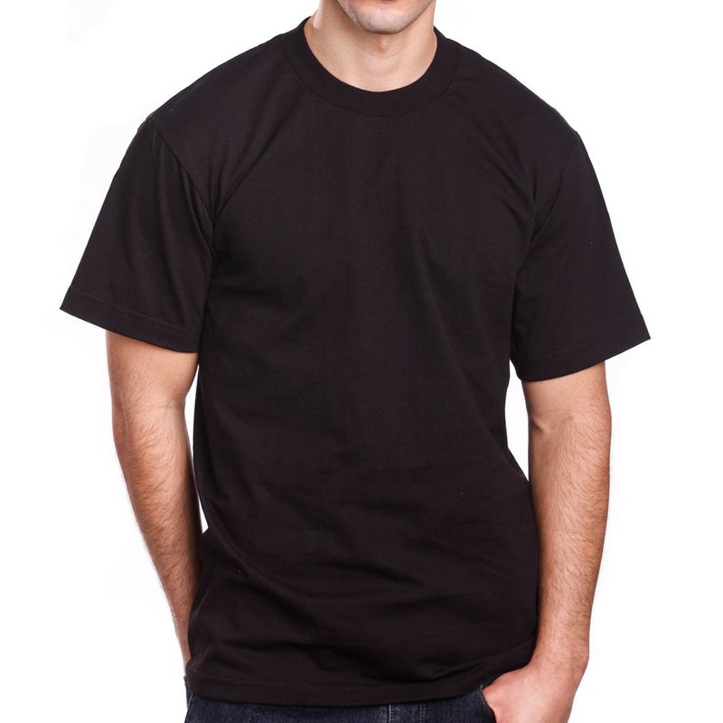 PRO 5 Super Heavy Mens T-Shirt, Small, Black - Image 2