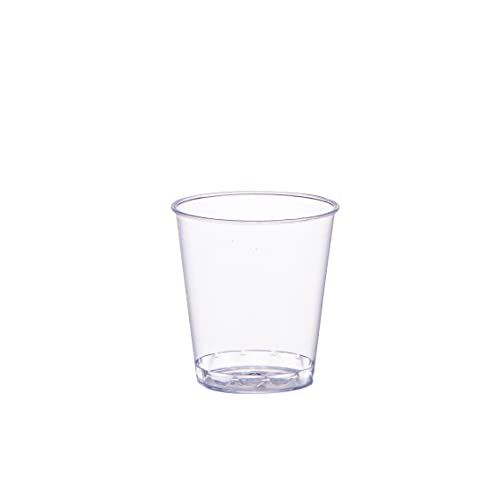 SETUP Clear Hard Plastic Shot Glasses [1 oz. - 100 Count] Disposable Shot Cups - Image 2