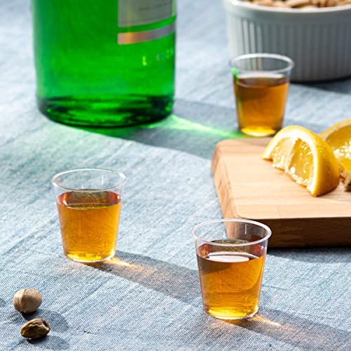SETUP Clear Hard Plastic Shot Glasses [1 oz. - 100 Count] Disposable Shot Cups - Image 5