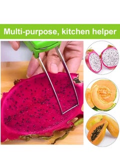 Oasisgalore Stainless Steel Watermelon Cutter Tool - Fruit Cutter Slicer, Watermelon Slicer Cutting Tool  - Image 4
