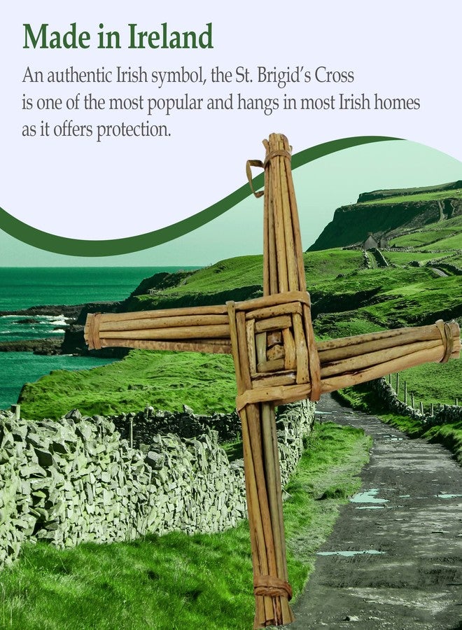 Biddy Murphy St. Brigid’s Cross Hanging 10" x 10" x 1" Made in Ireland - Image 4