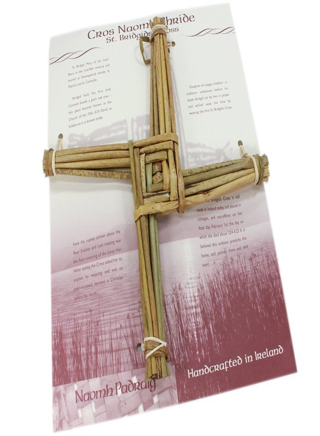Biddy Murphy St. Brigid’s Cross Hanging 10" x 10" x 1" Made in Ireland - Image 1