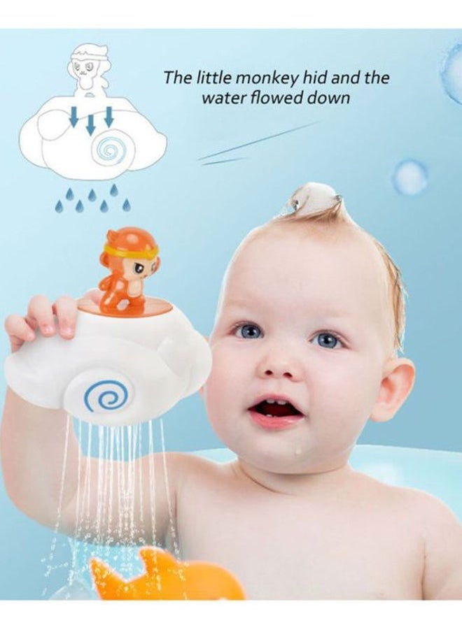 NIBEMINENT - Little Monkey Water Spray Bath Toy 16x9x17cm - Image 1