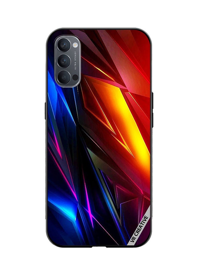 VR CREATIVE Protective Case Cover For Oppo Reno4 Pro 5G Design Multicolour - Image 1